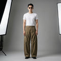 Pantalon large rétro homme en coton - Mode décontractée Koreanxwear - Taille M