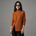 Pull col montant rétro femme Koreanxwear – Mode coréenne hiver - Taille One size [45-65 kg]