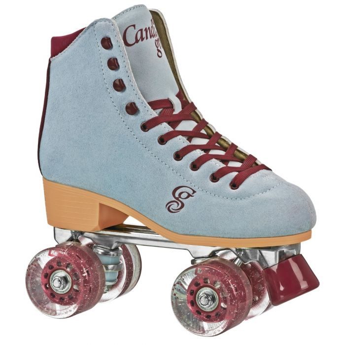 Roller Derby Candi Grl Carlin Blue Burgundy Quad Skates