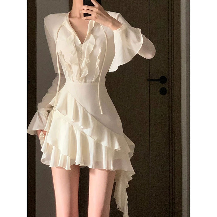 Ruffled Short Skirt