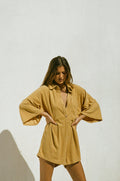 SAMPLE-Milena Playsuit - Toffee