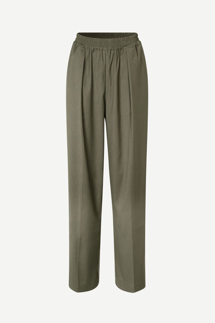 Samsoe Samsoe Femme - Julia Trousers 14635 - Dusty Olive-Pantalons et Shorts-F23100048