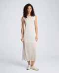 Semi Sheer Dress with Side Slits