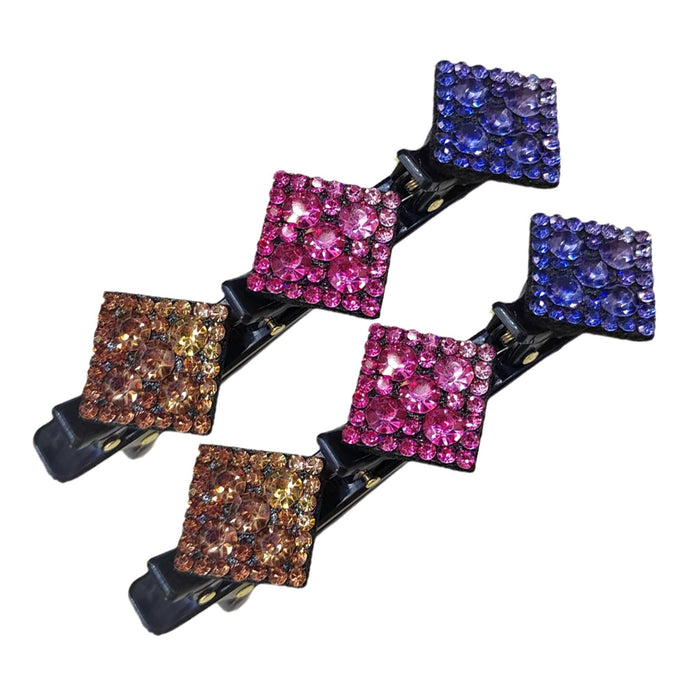 Set of 2 Patterned Hair Clips