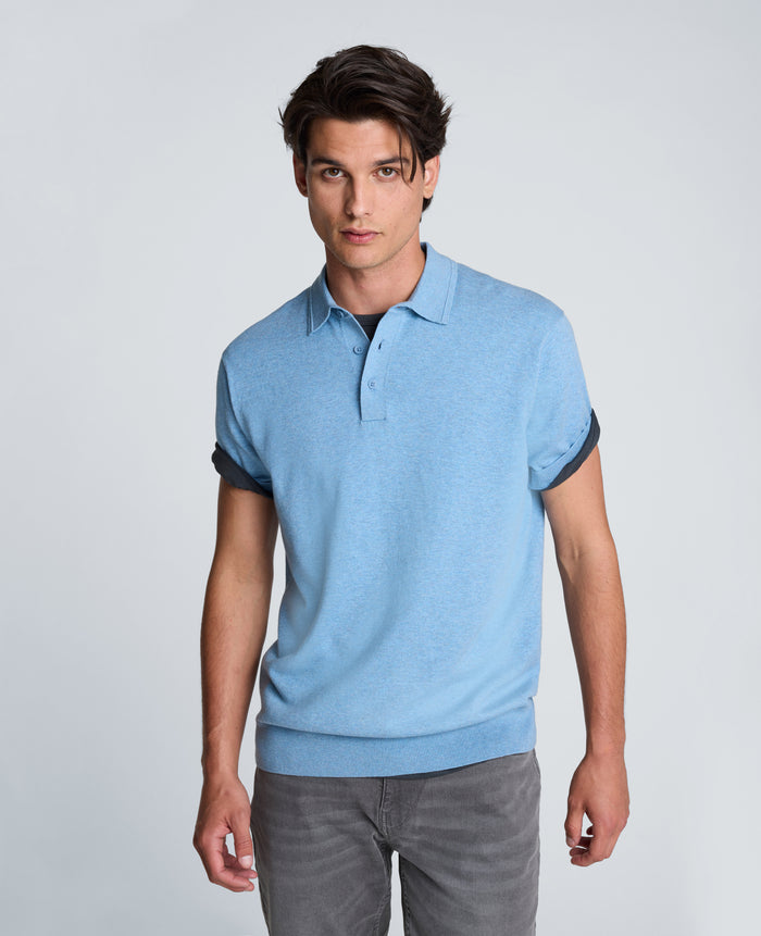 Short Sleeve Sweater Polo