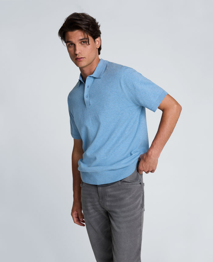 Short Sleeve Sweater Polo