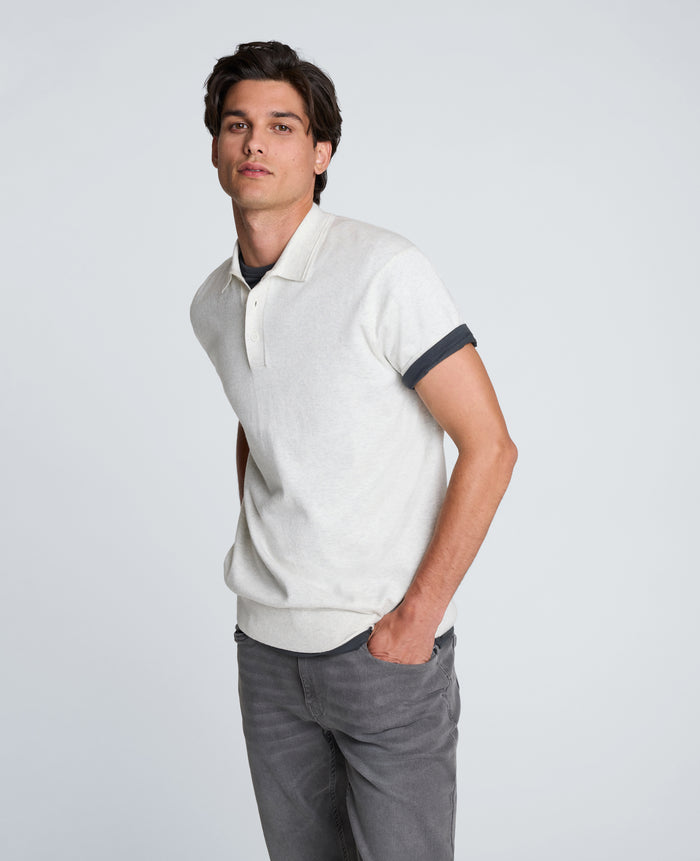 Short Sleeve Sweater Polo