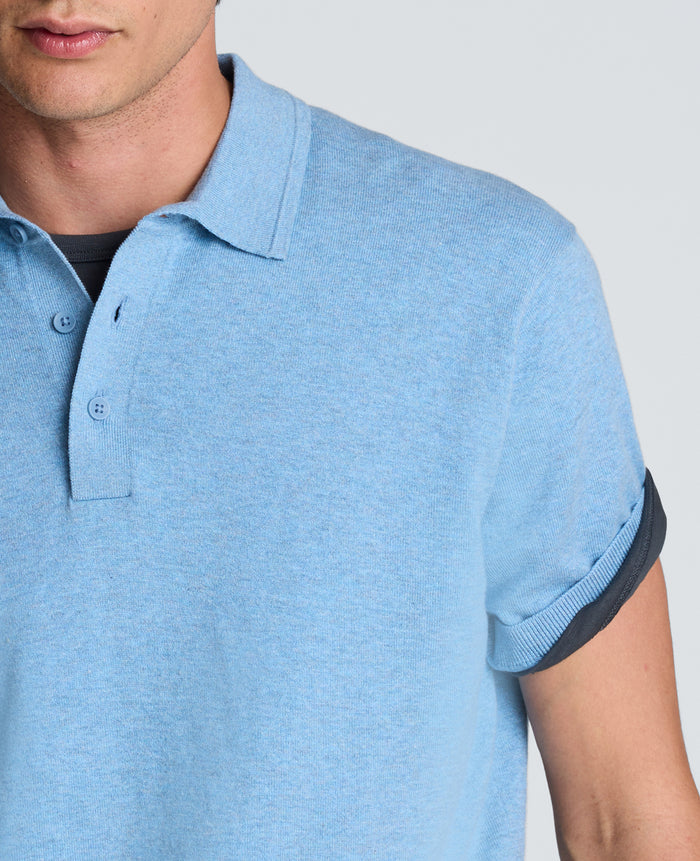 Short Sleeve Sweater Polo