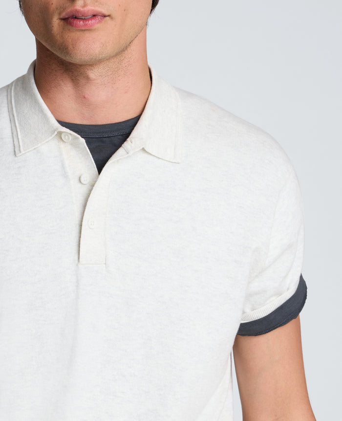Short Sleeve Sweater Polo