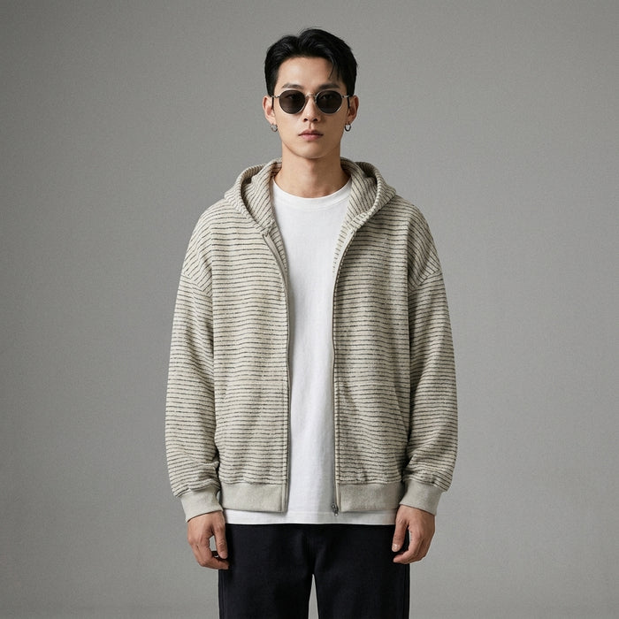 Sweat à capuche rétro simple - Streetwear K-fashion - Taille M