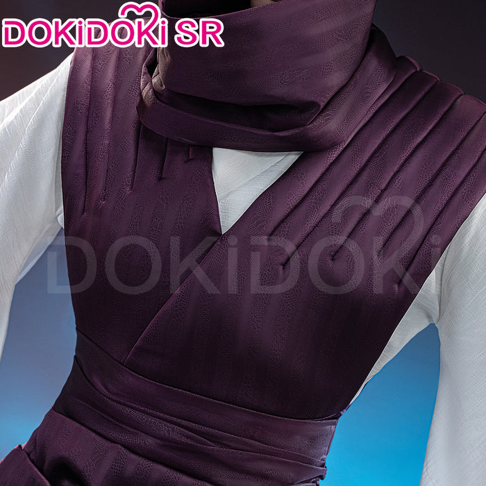 【Size S-3XL】DokiDoki-SR Anime Cosplay White Inside Purple Vest Costume Halloween