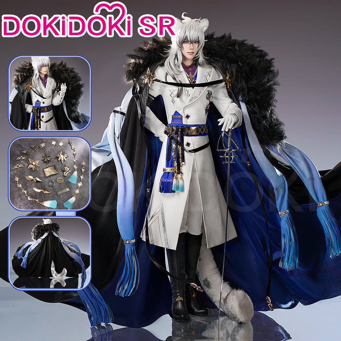 【Size S-XL】DokiDoki-SR Game Arknights Cosplay Silverash the Reignfrost Costume Enciodes Silverash