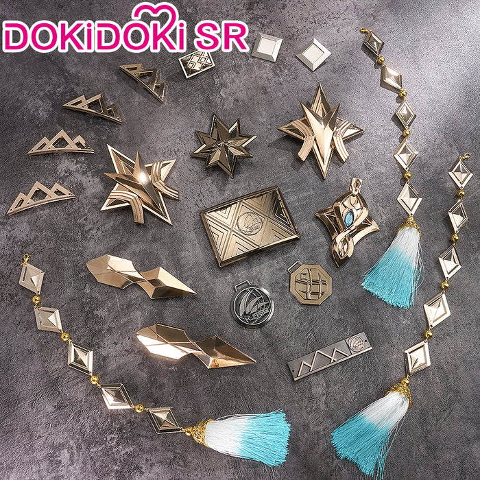 【Size S-XL】DokiDoki-SR Game Arknights Cosplay Silverash the Reignfrost Costume Enciodes Silverash