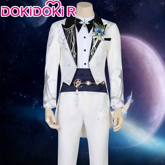 【Size XS-2XL】DokiDoki-R Game Love And Deepspace Cosplay Xavier Costume Bound Stars Wedding Suit