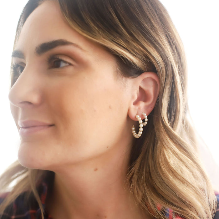 Small Step Hoop Earrings