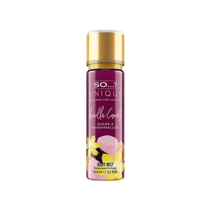 So...? Unique Vanilla Candy Body Mist 150ml Spray