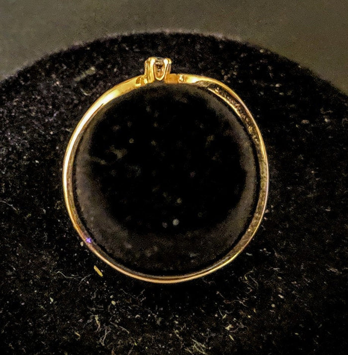 Solid Yellow or White Gold Natural Sapphire Promise Ring, Sapphire Accented,  Ring, 143-704 Fine Jewelry, Petite, Engagement, Genuine