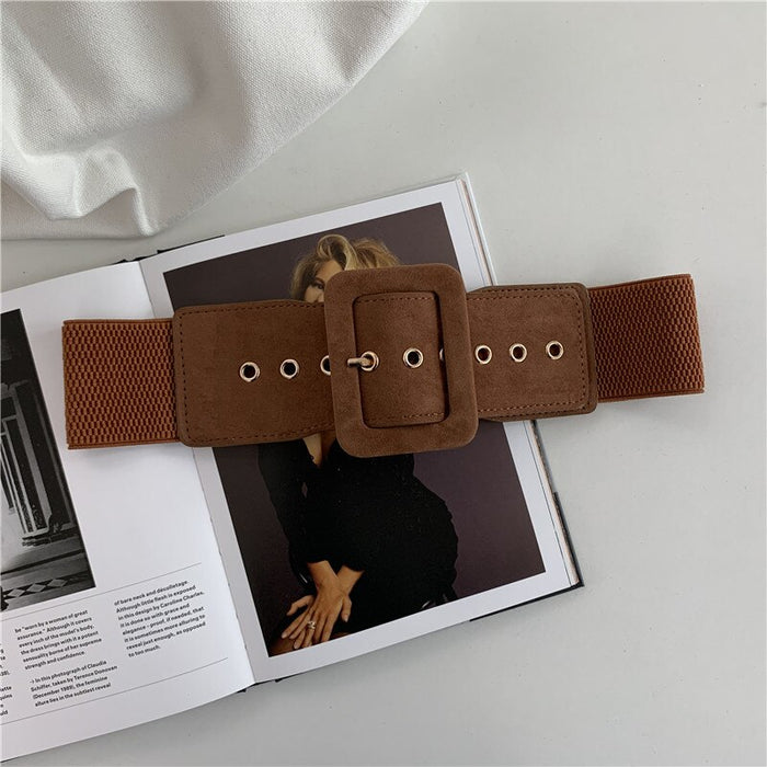 Ceinture à boucle carée - KoreanxWear