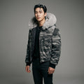 Veste camouflage homme streetwear en coton - Koreanxwear - Taille M
