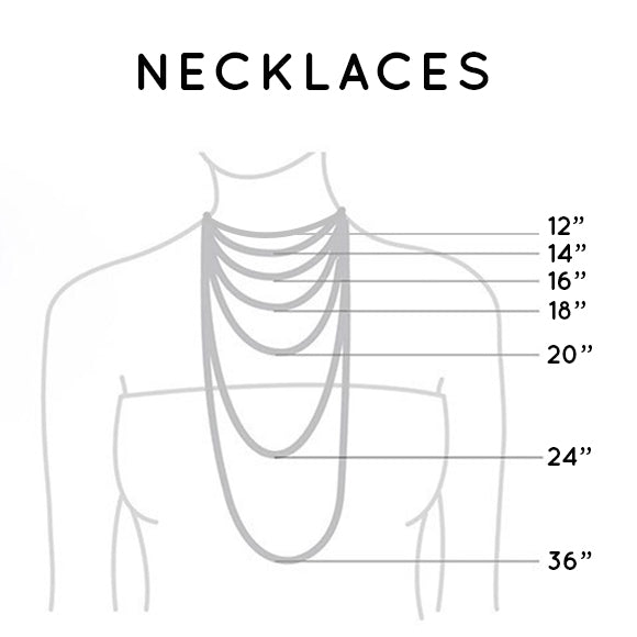 necklaces size chart