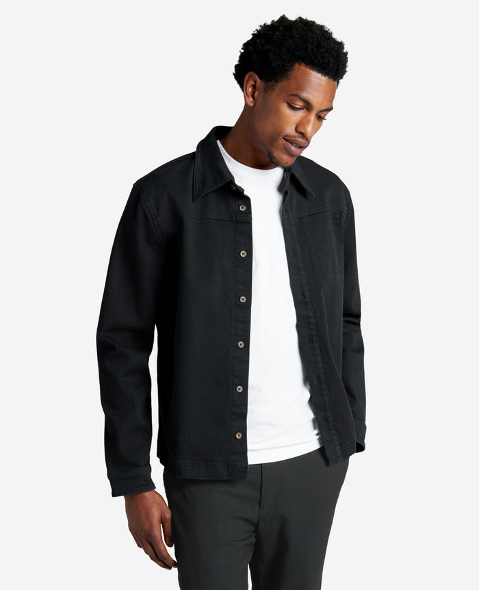 Stretch Shirt Jacket