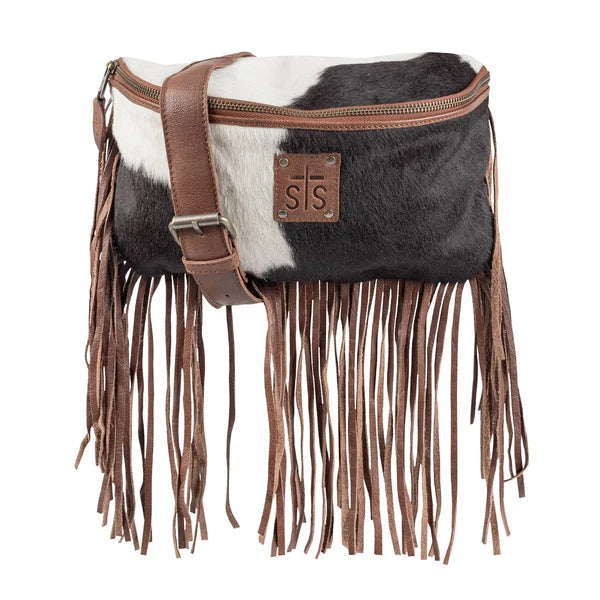 STS Ranchwear Indie Cowhide Fringe Hildy Belt Bag