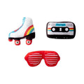 Pet Shop by Fringe Studio dog toys Studio 80's Icons 3pcs Small Plush Squeak Dog Toy Set