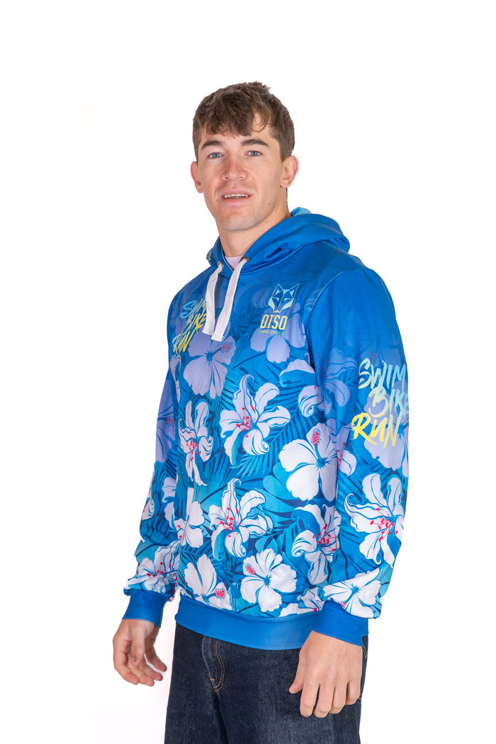 Sweat à capuche - Swim Bike Run Flower