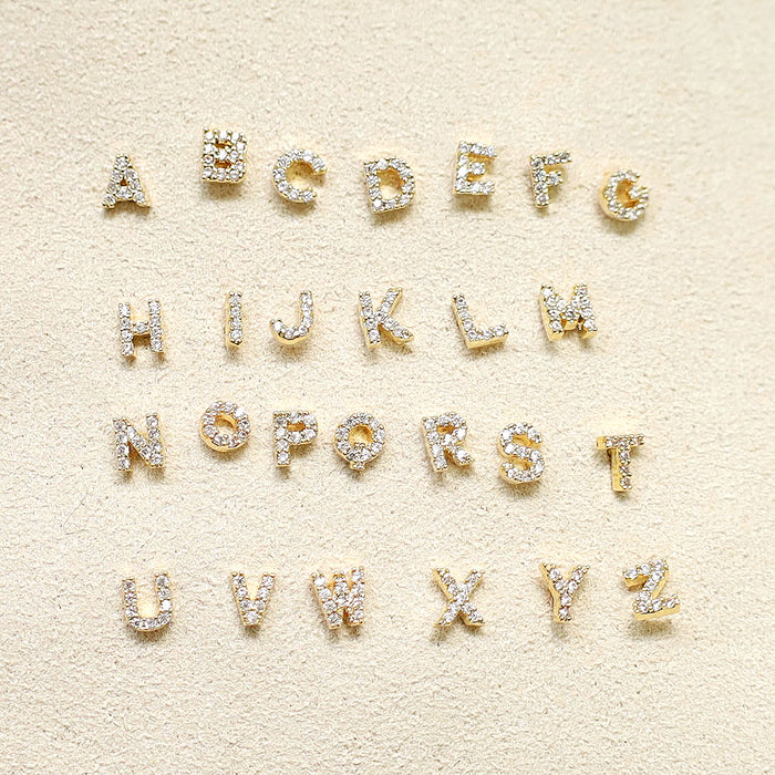 Taudrey Girl Initial Stud Earrings