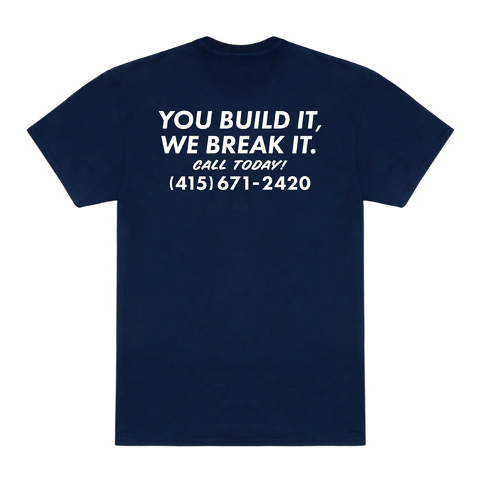 Thrasher - Destruction Tee (Navy)
