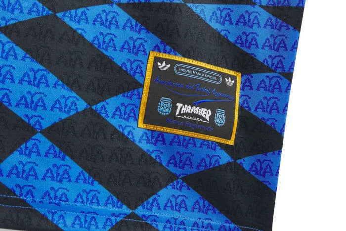adidas - Thrasher x Argentina Jersey (Black/Blue)