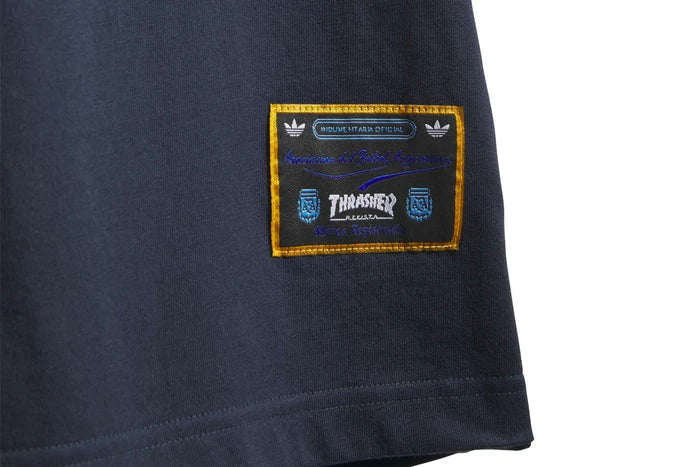 adidas - Thrasher x Argentina Tee (Night Navy)