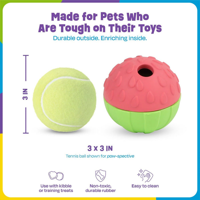 Tough & Tumble™ 2-Piece Treat Dispenser: Watermelon