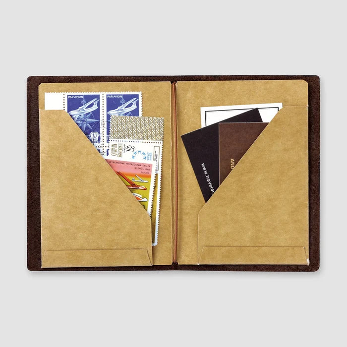 TRAVELER'S Company 010 Kraft Paper Folder (Passport Size)