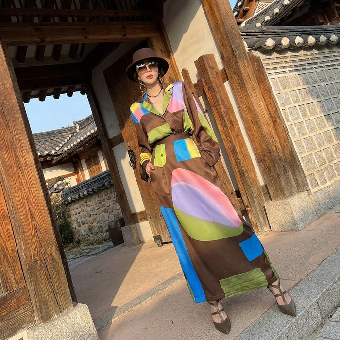 Ensemble cardigan et jupe tendance, K-fashion décontractée - Koreanxwear