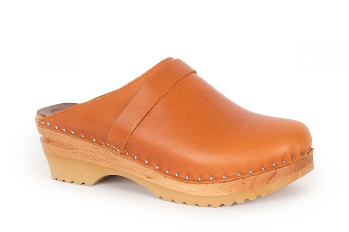 Troentorp Da Vinci Cognac Clogs - Ideal Natural