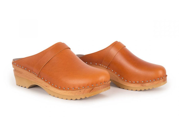Troentorp Da Vinci Cognac Clogs - Ideal Natural