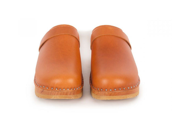 Troentorp Da Vinci Cognac Clogs - Ideal Natural