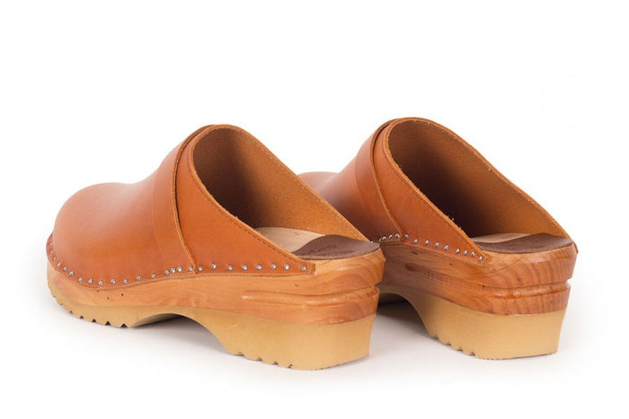 Troentorp Da Vinci Cognac Clogs - Ideal Natural