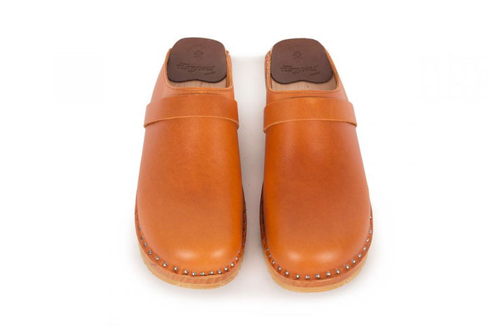 Troentorp Da Vinci Cognac Clogs - Ideal Natural