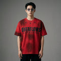 T-shirt unisexe délavé noir, style streetwear K-fashion - Koreanxwear - Taille M