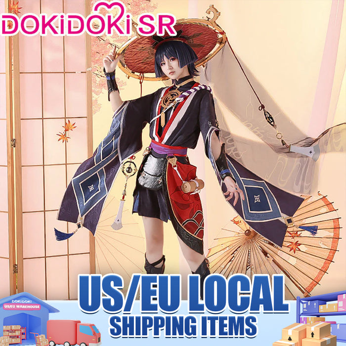 【US LOCAL SHIPPING 】DokiDoki-SR Game Genshin Impact  Scaramouche Cosplay Shoes