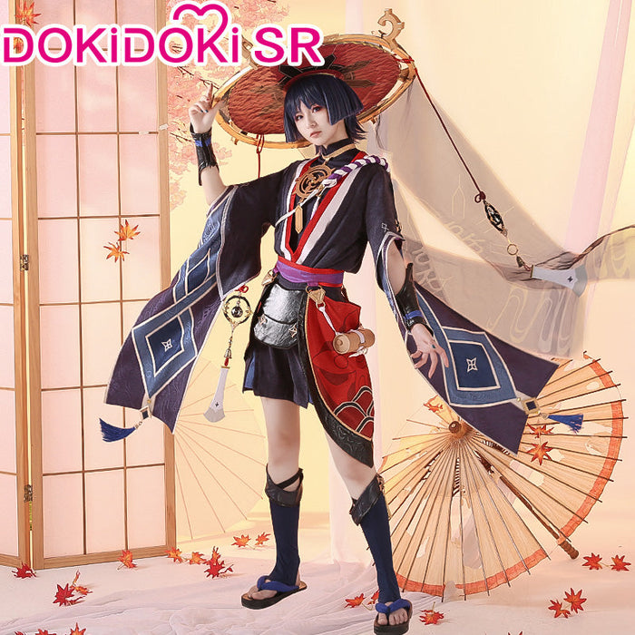 【US LOCAL SHIPPING 】DokiDoki-SR Game Genshin Impact  Scaramouche Cosplay Shoes