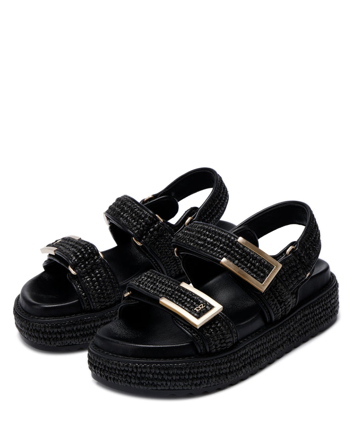Valley Black Raffia