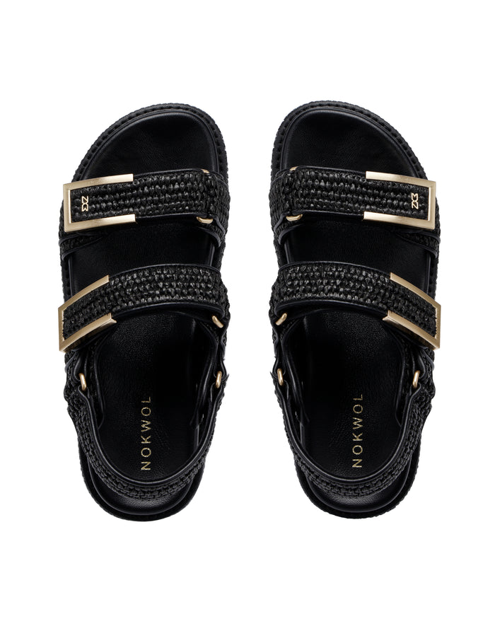 Valley Black Raffia