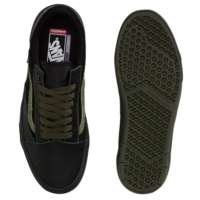 Vans - Skate Old Skool Wafflecup Willow (Black/Green)