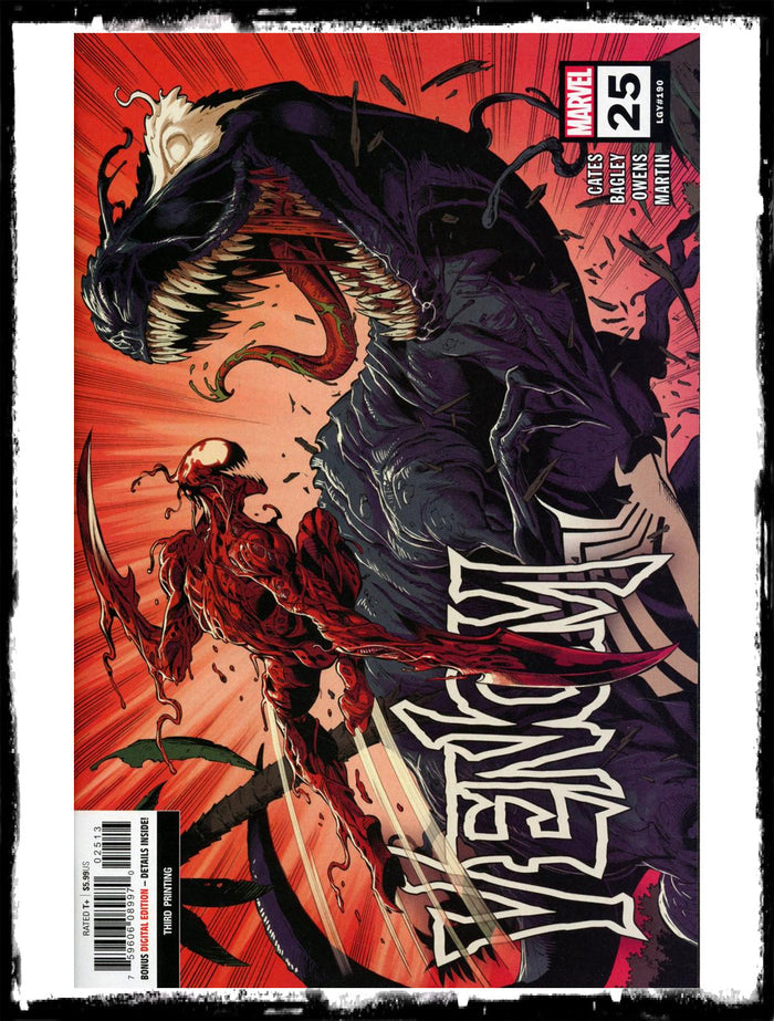 VENOM - #25 MARK BAGLEY VARIANT COVER - 3RD PTG (2020 - NM)