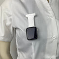 Vit silikonrem till Apple Watch för sjuksköterskor