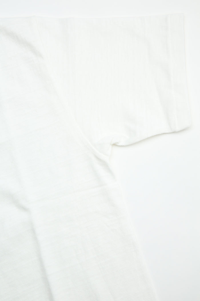 Warehouse & Co. Lot 4601 - Henley Neck T - Off White