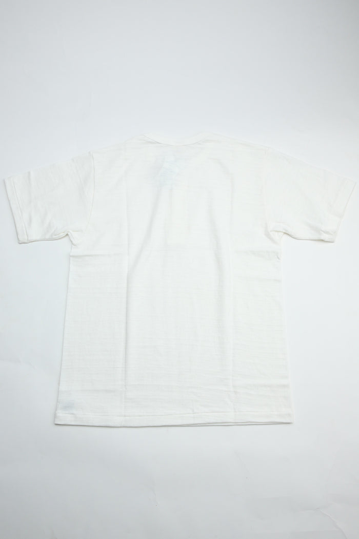 Warehouse & Co. Lot 4601 - Henley Neck T - Off White